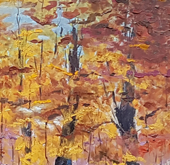 Otoño niña (reproducción de obra de Igor Medvédev) en internet