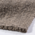 Alfombra chusi lisa gris natural