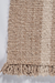 Alfombra chusi arena rayada con flecos - tienda online