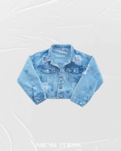 Campera jeans mom teens