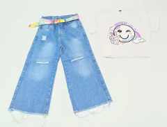 Imagen de Jeans wide leg celeste