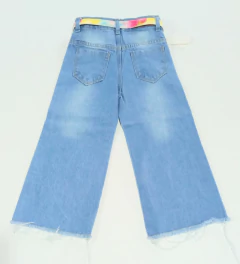 Jeans wide leg celeste - comprar online