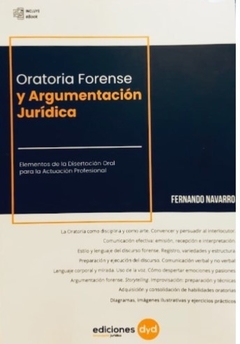 NAVARRO - ORATORIA FORENSE Y ARGUMENTACIÓN JURÍDICA