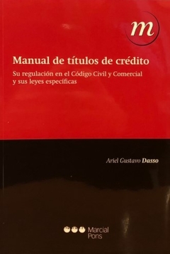 DASSO - MANUAL DE TÍTULOS DE CRÉDITO
