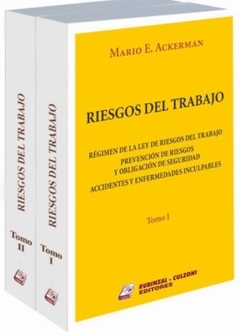 ACKERMAN - RIESGOS DEL TRABAJO 2 Ts (Edic. 2020)