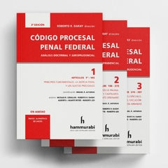 DARAY - CÓDIGO PROCESAL PENAL FEDERAL 3 Ts (Edic. 2022)