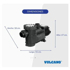 Bomba Vulcano BAE 50 Autocebante 1/2 HP Piletas - comprar online