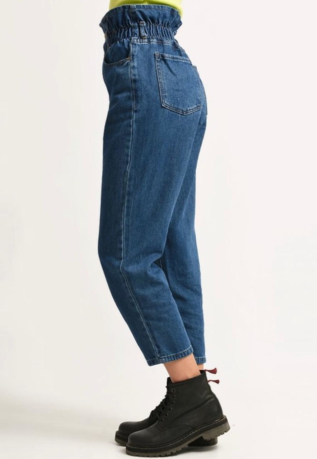 jeans mom con elastico