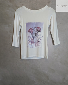 Remera Manga 3/4 Elefante Splash