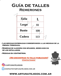 Remeron Sermentus - ARYUNA TEJIDOS
