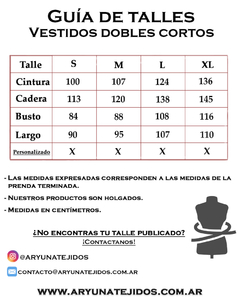 Vestido Doble Lanilla Sahara - comprar online