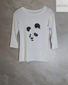 Remera Manga 3/4 Panda - comprar online