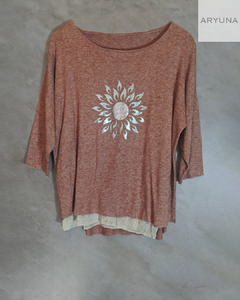 Remera Doble Lanilla Sahara - comprar online