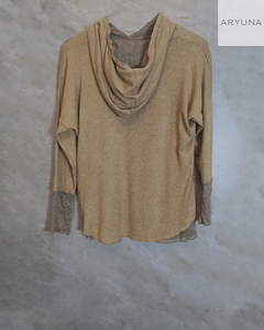 Remera Doble Lanilla Shima Capucha - comprar online
