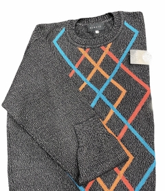 Sweater Bossa Con Rombos Bugato (7195) - tienda online