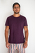 Remera Pima morado - Hombre