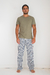 PANTALÓN LOUMARIN BLANCO Y NEGRO - UNISEX en internet