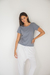 Remera Pima gris - Mujer