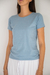 Remera Pima celeste - Mujer - LA COUTURE