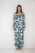 PIJAMA MAYENNE ESTAMPADO AZUL Y NEGRO - comprar online