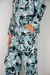 PIJAMA MAYENNE ESTAMPADO AZUL Y NEGRO - LA COUTURE