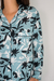 Imagen de PIJAMA MAYENNE ESTAMPADO AZUL Y NEGRO
