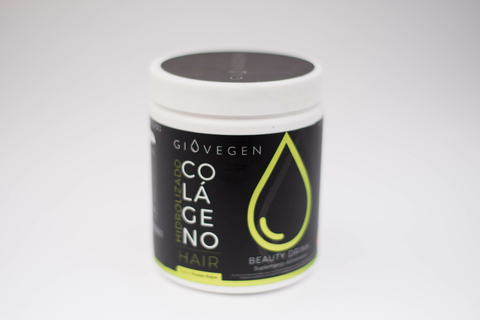 Colágeno Hidrolizado. Tratamiento para caida del Cabello. Hair fortalece la salud de tu cabello para que se mantenga fuerte, suave y brillante, evitando quiebres y previniendo su caída. ¡Sumarlo a tu dieta es fácil!