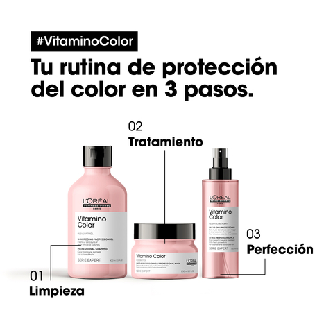Serie Expert Vitamino Color. Acondicionador para un color radiante. Consultar Stock