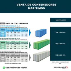 Venta de contenedores marítimos