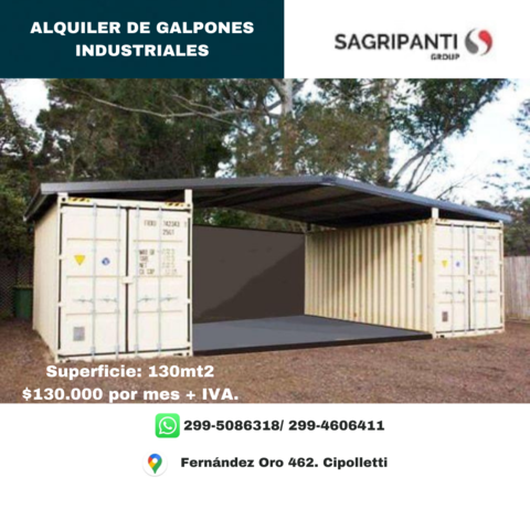 Alquiler de galpones industriales