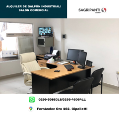 Alquiler de Galpón Industrial/ Salón Comercial - tienda online