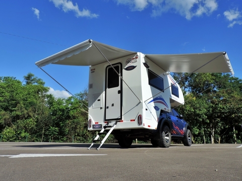 Campers para camionetas doble cabinas- Capacidad 4 Personas