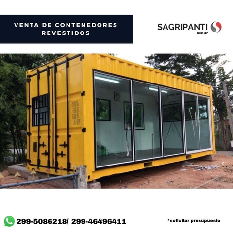 Contenedores marítimos revestidos