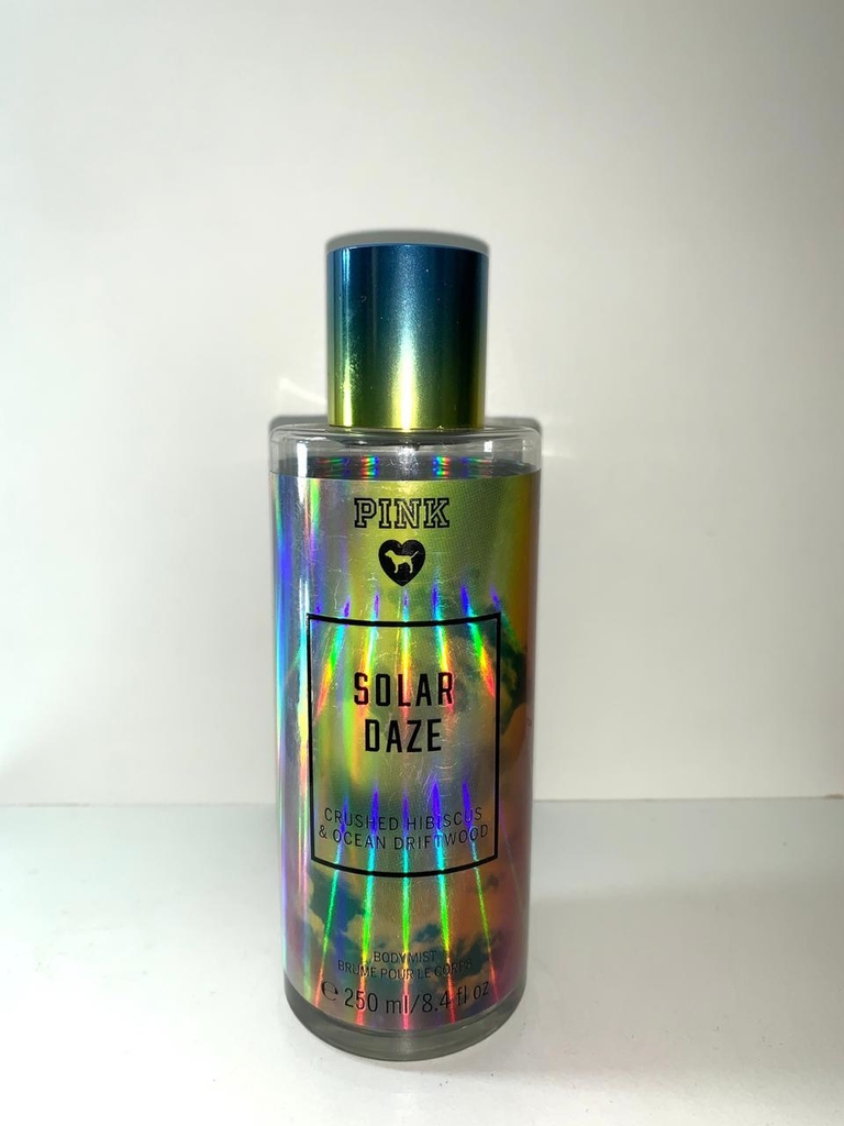 pink solar daze body mist