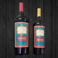 Combo vino Alamos reserva malbec 750ml + 1500ml