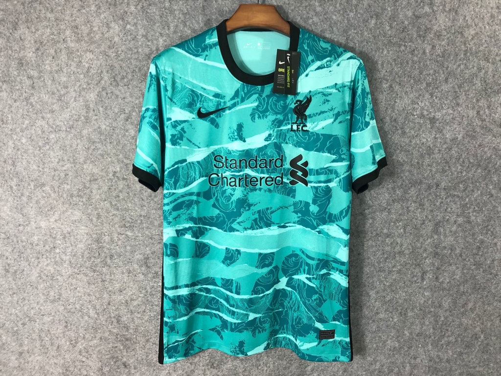 camisa liverpool verde agua