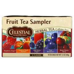 Celestial Seasonings, Herbal Tea - Fruit Tea Sampler, 40g