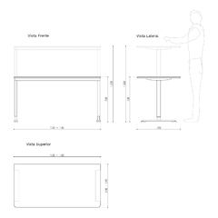 Standing Desk - Toulouse (1 motor) SOLO BASE - tienda online