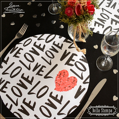 Plato de sitio Love en internet