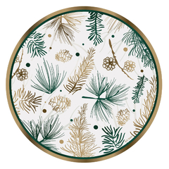 Plato de sitio Navidad Green