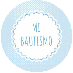 posavasos de cartón plastificado bautismo