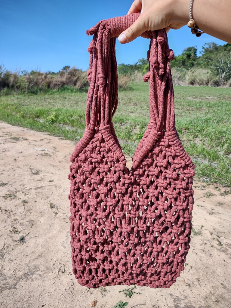 crochet fruit bolsa