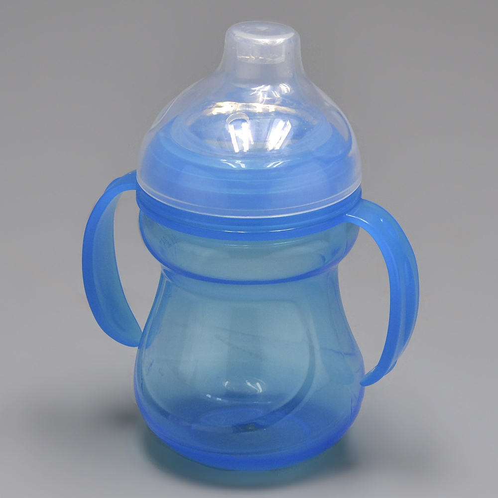 Copo de Treinamento 360 Bebê - com Alça - 270ml - Azul - Buba