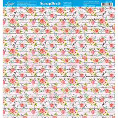 Papel para Scrapbook 30,5x30,5 - Estampa de Flores SD-1079 - comprar online