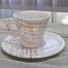 Set taza y plato Chipre