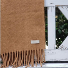 Manta Chloe - Dulce de leche - comprar online