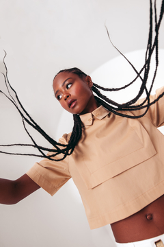 camisa cropped amor - comprar online