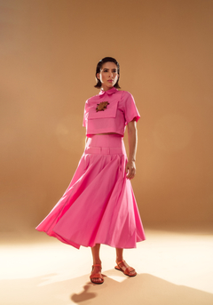 camisa cropped sacro - comprar online