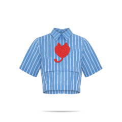 camisa cropped cordis