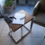 Mesa de arrime con tapa de madera maciza - Complementos MinBai